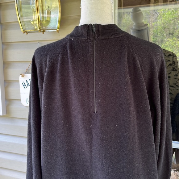 Flawless! Stitches in June Perfectly Black Faux-turtleneck Sz 1X, Full coverage - Picture 7 of 10